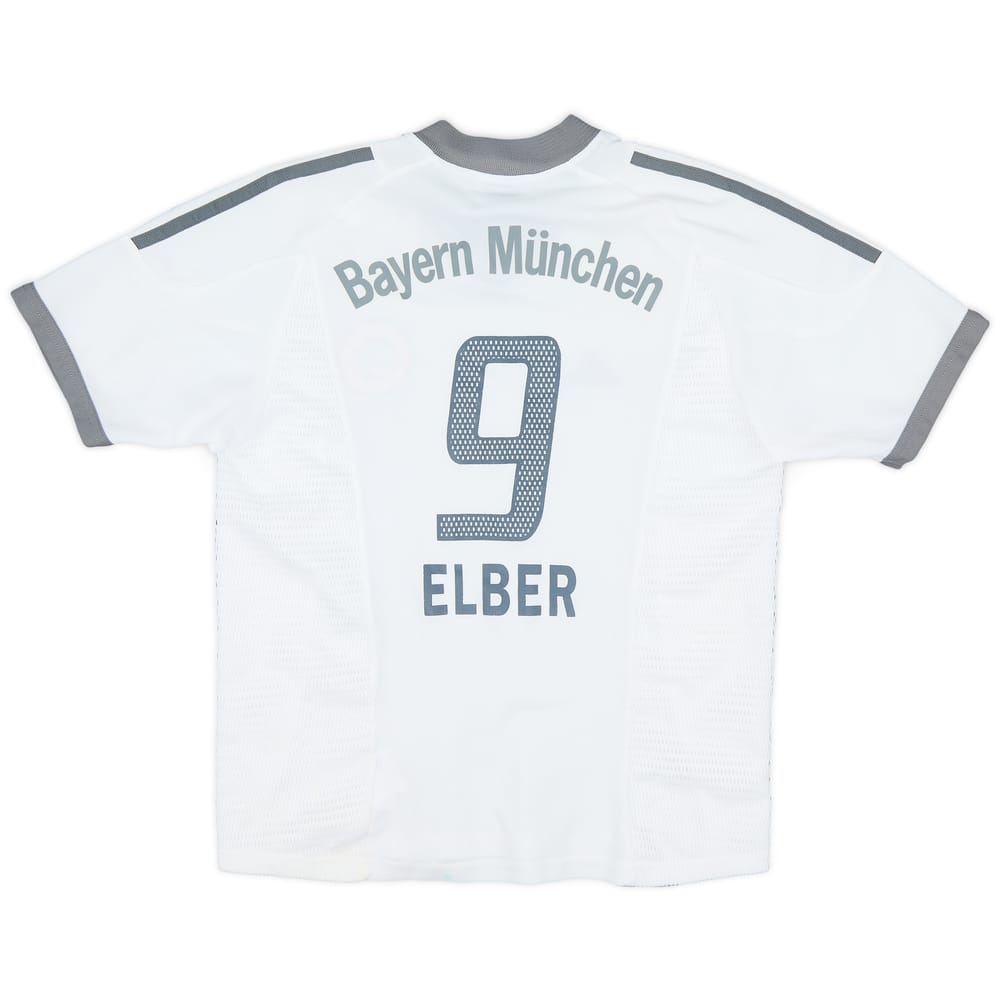 2002-03 Bayern Munich Away Shirt Elber #9 - 7/10 - (L.Boys)