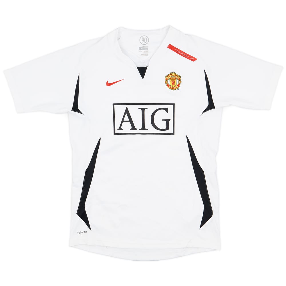 2007-08 Manchester United Nike Training Shirt - 6/10 - (L.Boys)