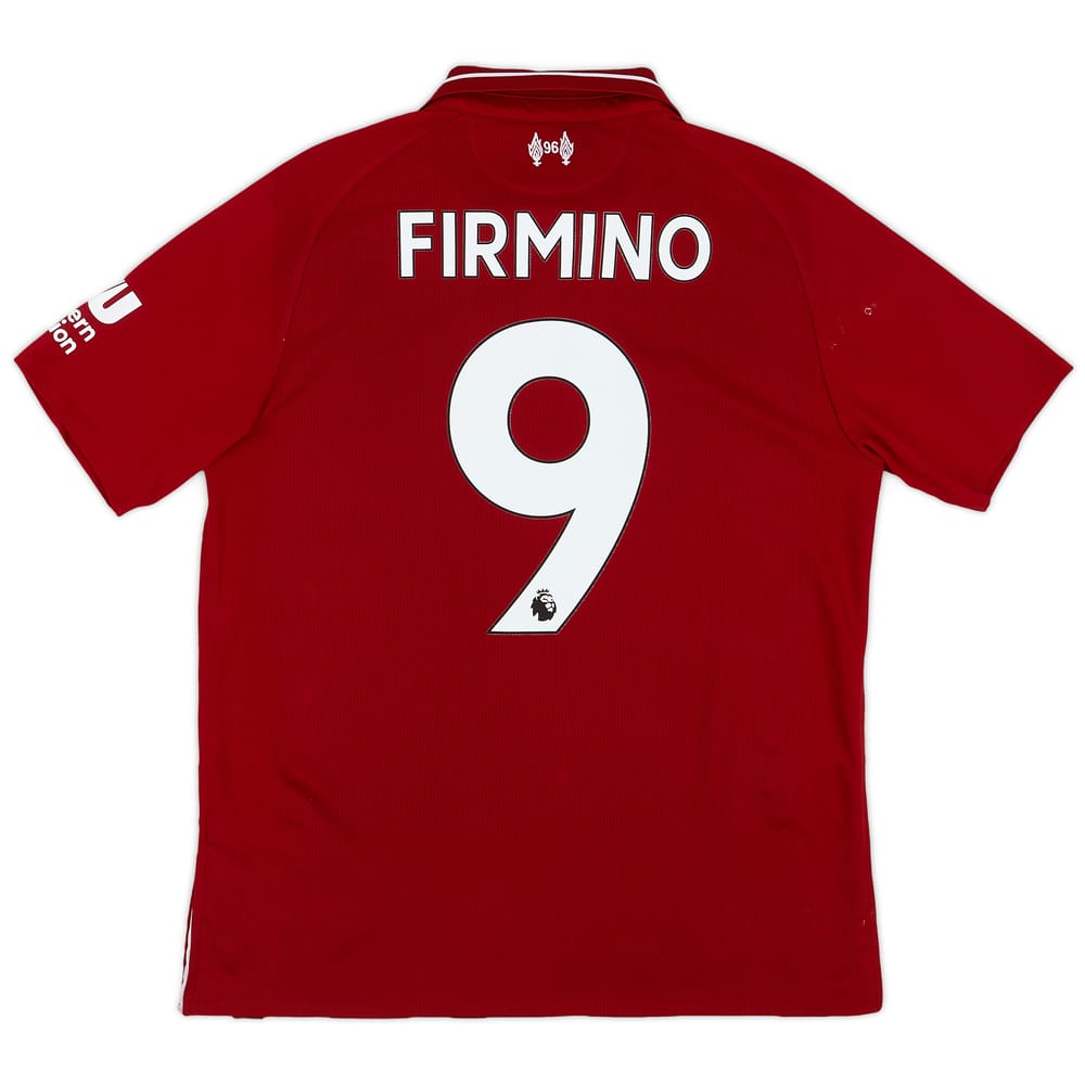 2018-19 Liverpool Home Shirt Firmino #9 - 7/10 - (S)
