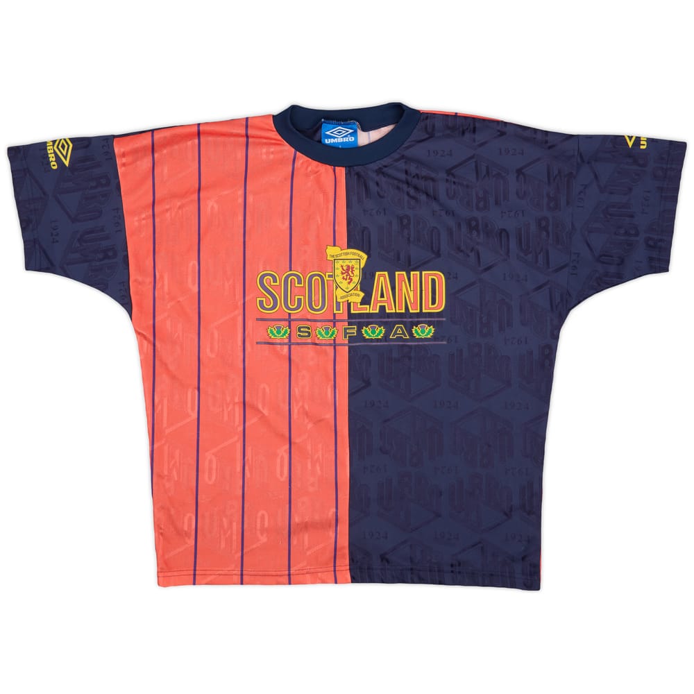 1994-95 Scotland Umbro Training Shirt - 7/10 - (S)