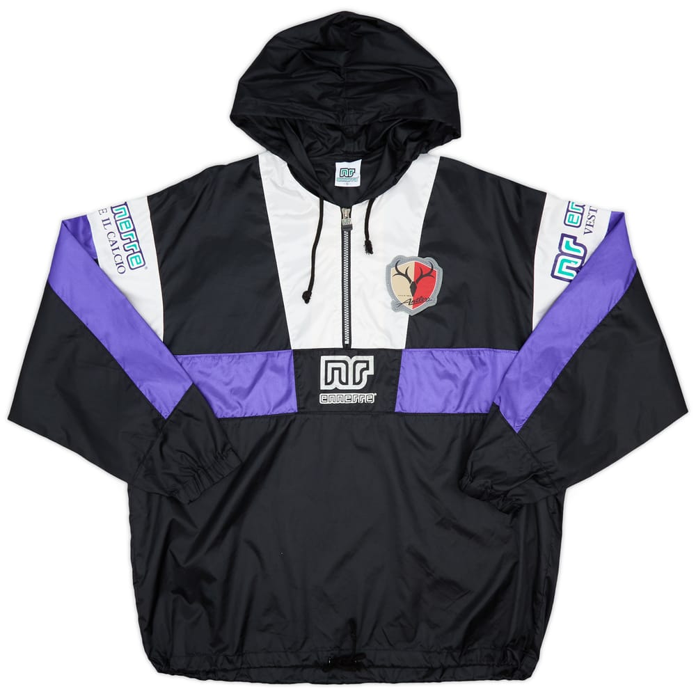 1998-00 Kashima Antlers Ennerre 1/4 Zip Hooded Rain Jacket - 5/10 - (XL)