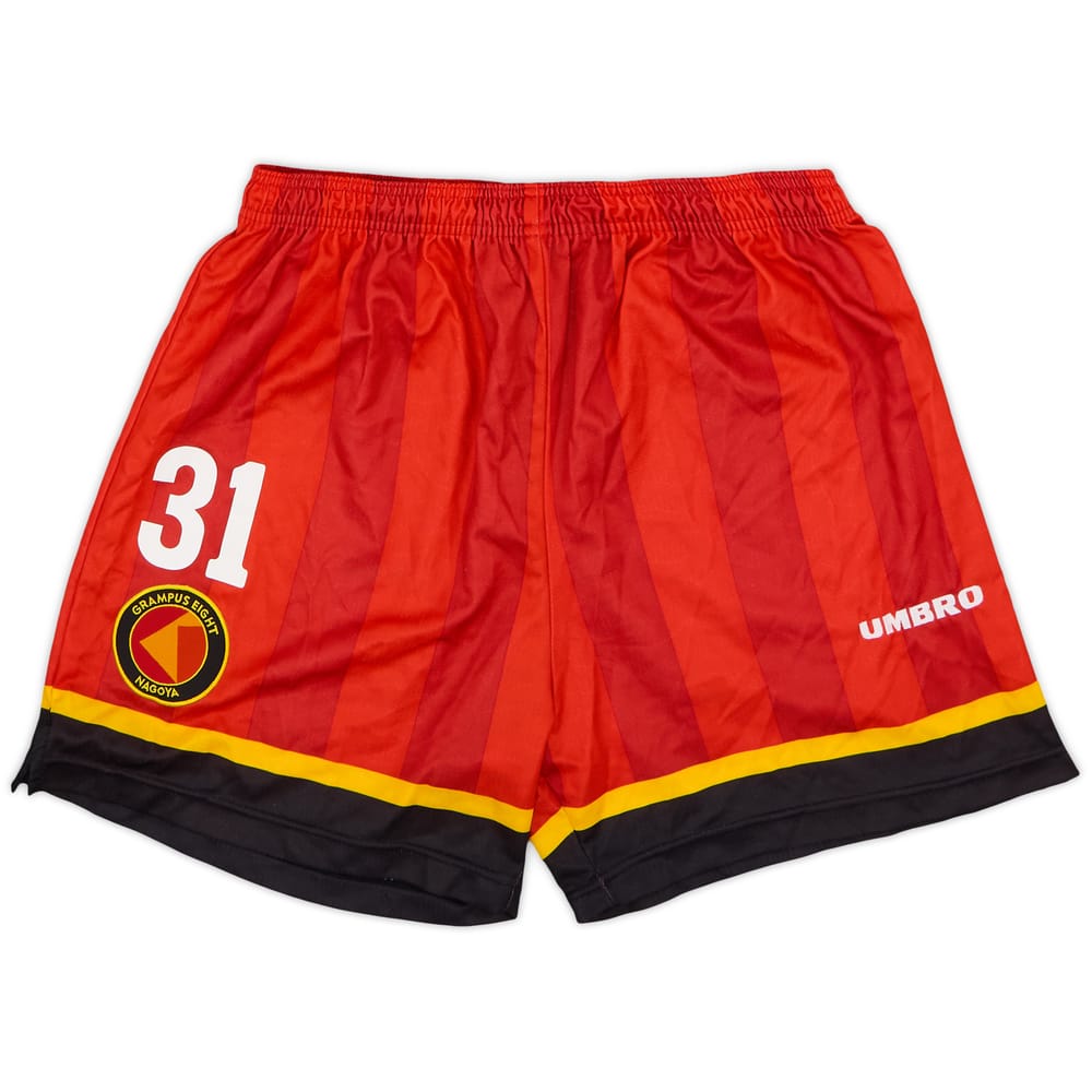 1997 Nagoya Grampus Eight Player Issue Home Shorts #31 - 7/10 - (M)