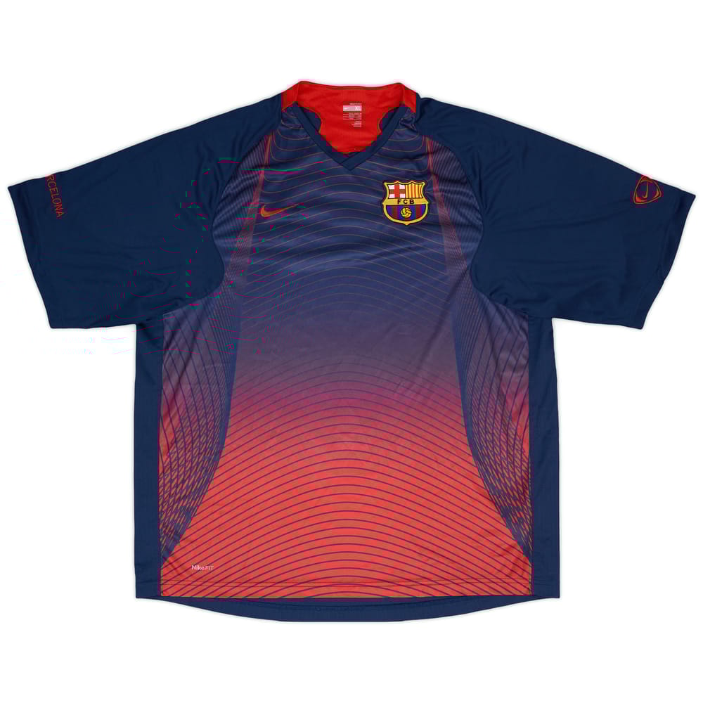 2006-07 Barcelona Nike Training Shirt - 9/10 - (XL)