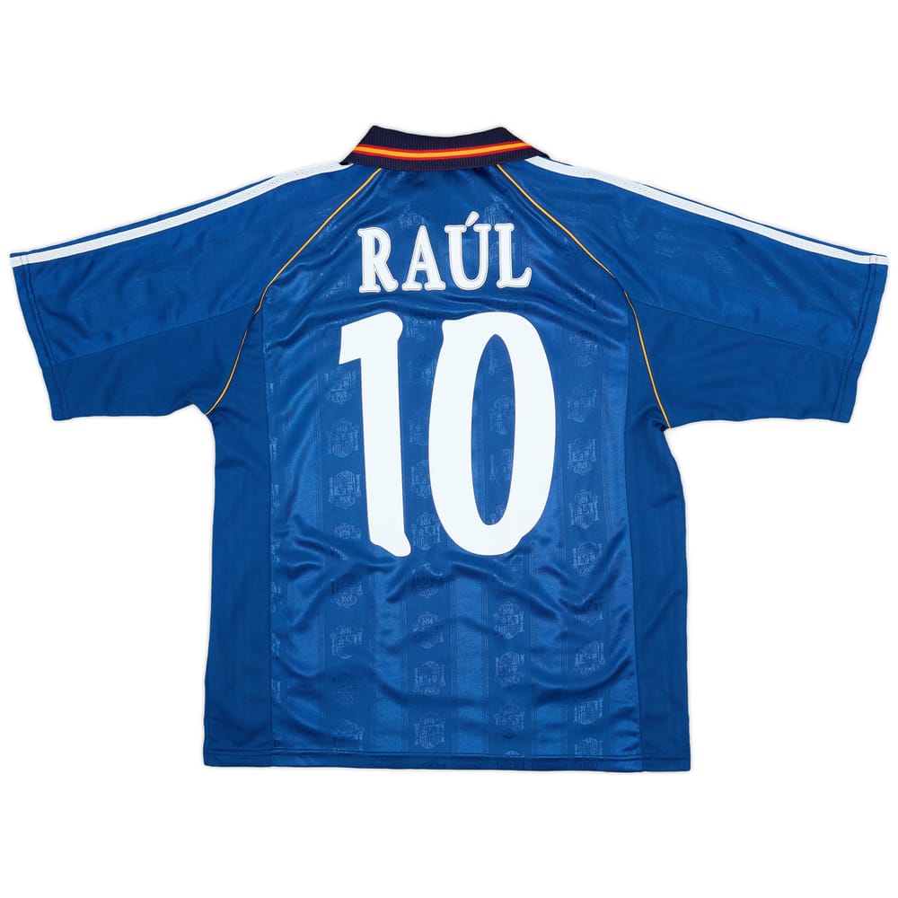 1999-00 Spain Away Shirt Raul #10 - 9/10 - (M)