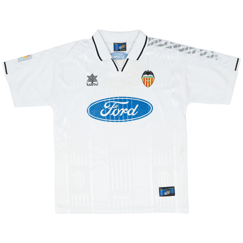 1995-96 Valencia Home Shirt - 8/10 - (L)