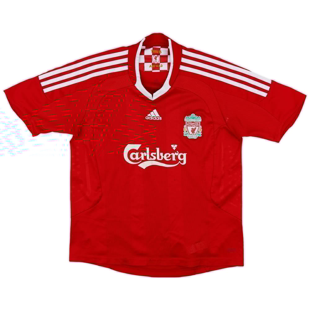 2008-10 Liverpool Home Shirt - 5/10 - (M.Boys)