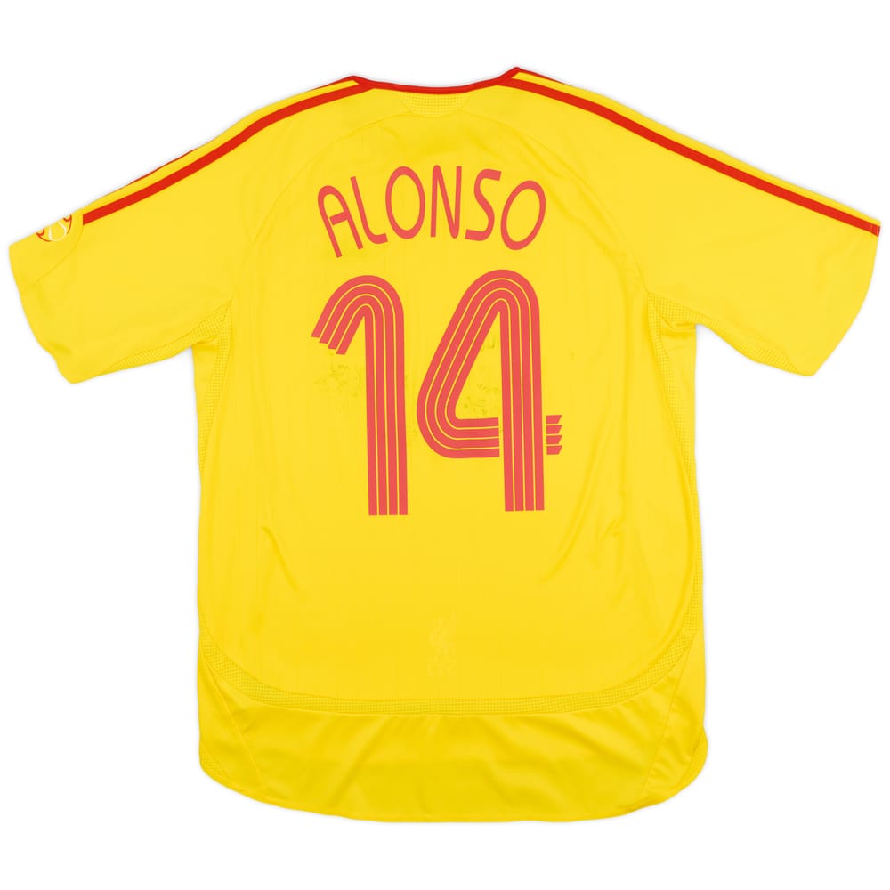 2006-07 Liverpool Away Shirt Alonso #14 - 5/10 - (M)