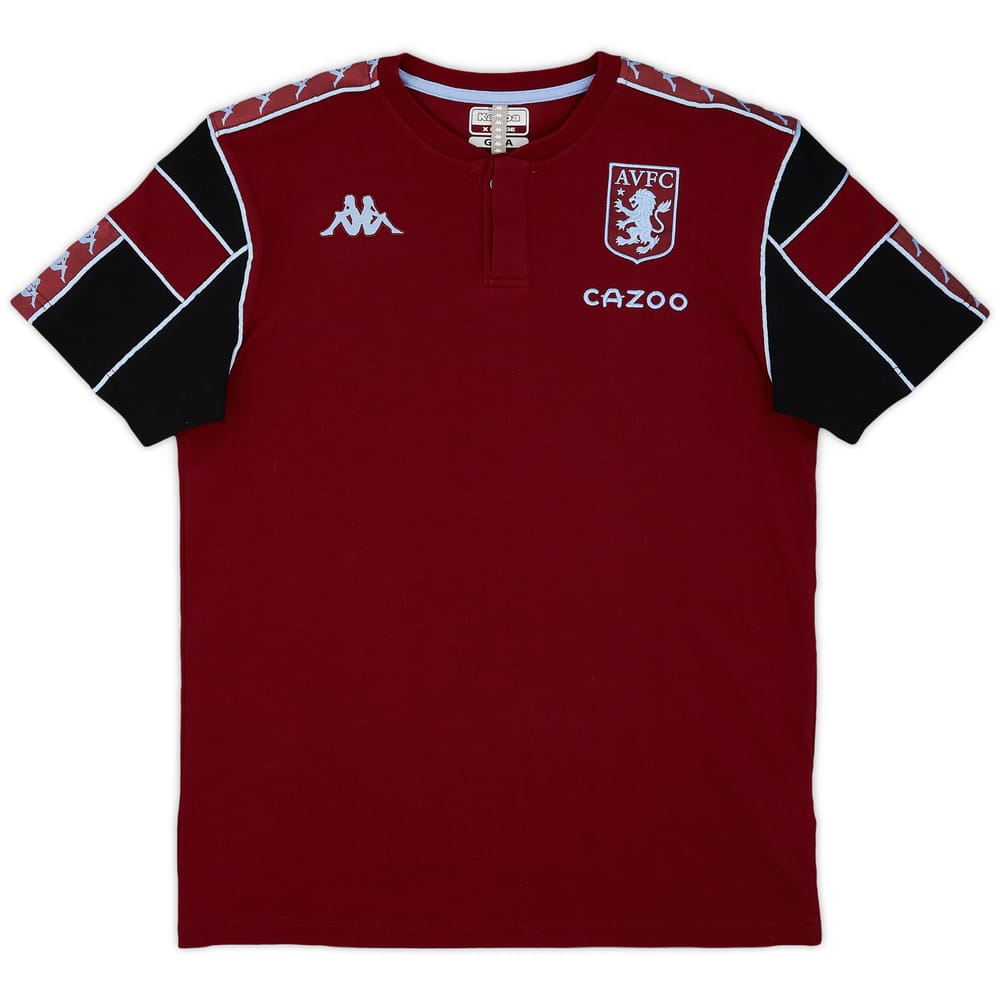 2020-21 Aston Villa Kappa Polo Shirt - 9/10 - (XL)