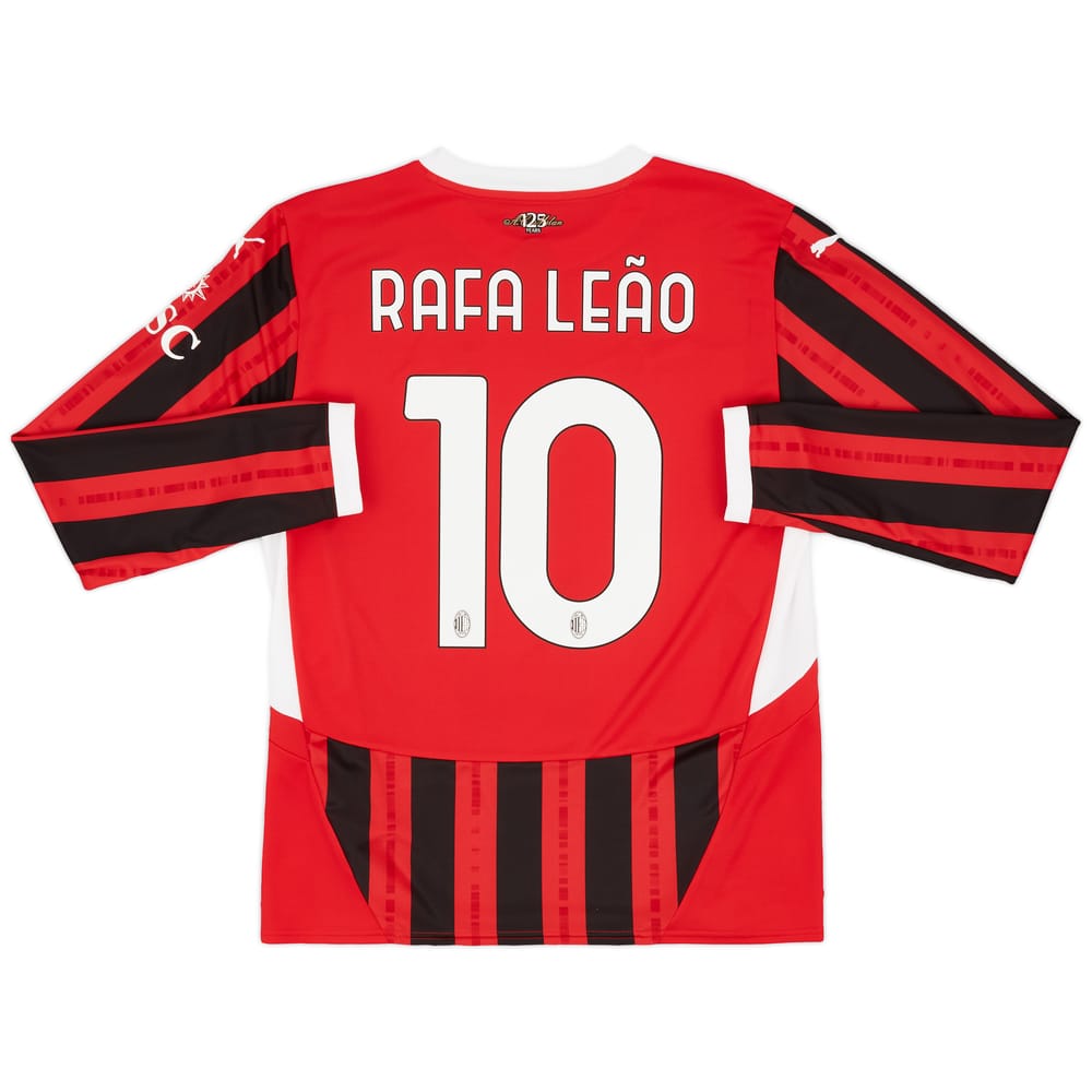 2024-25 AC Milan Home L/S Shirt Rafa Leao #10