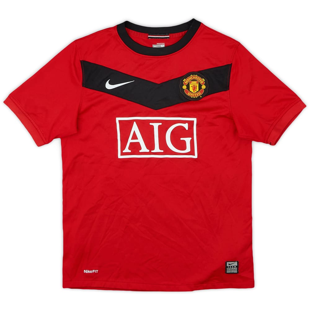 2009-10 Manchester United Home Shirt - 7/10 - (M.Boys)