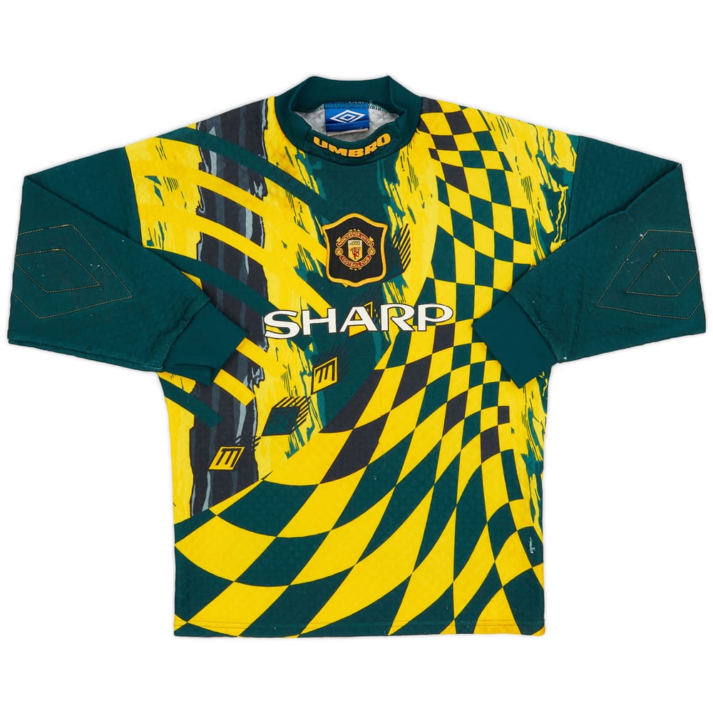 1994-97 Manchester United GK Third Shirt - 8/10 - (L.Boys)