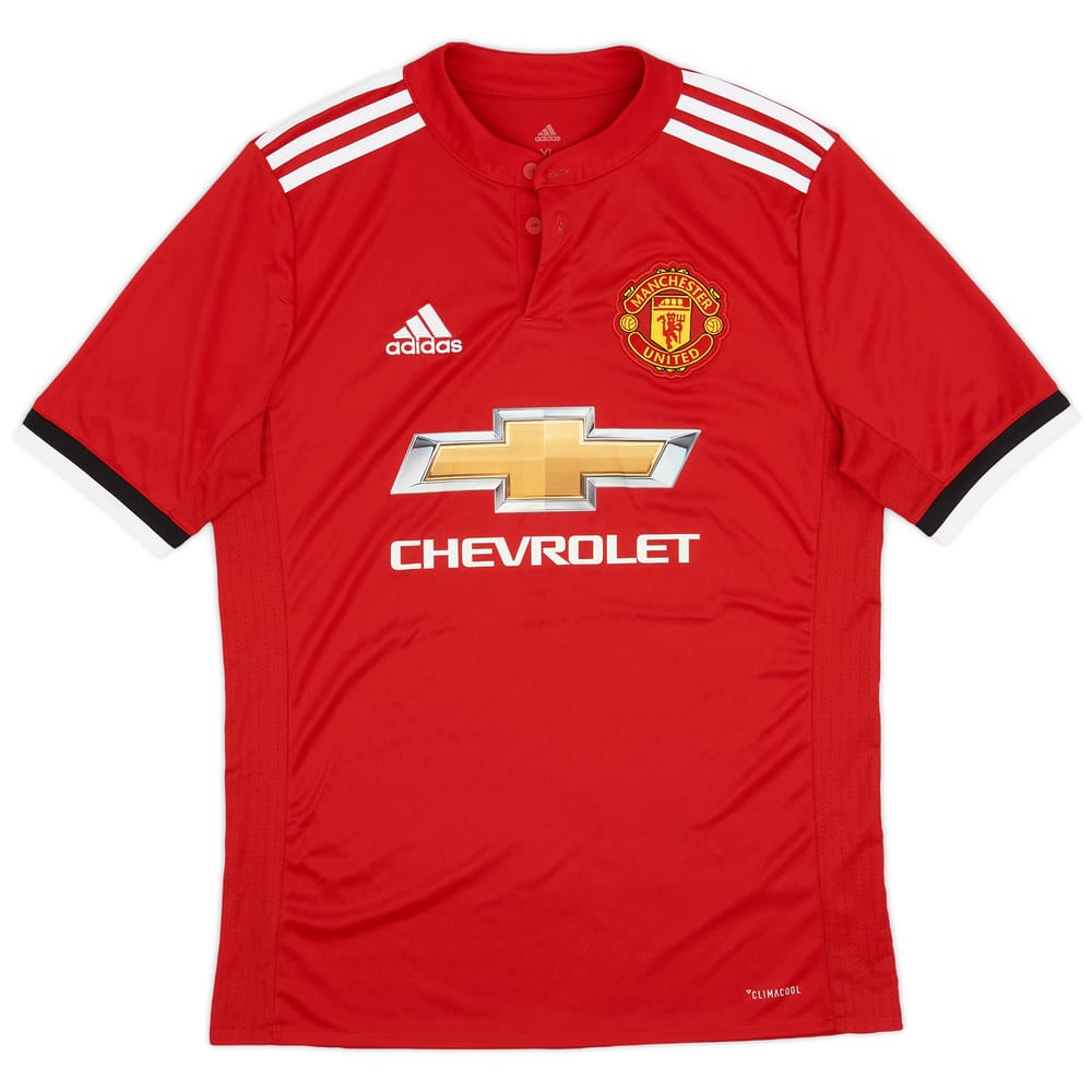 2017-18 Manchester United Home Shirt - 8/10 - (XL.Boys)