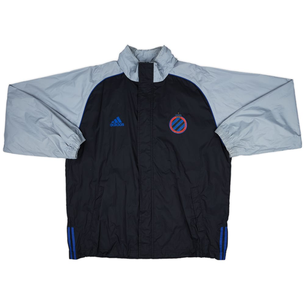 2002-03 Club Brugge adidas Hooded Rain Jacket - 8/10 - (XL)