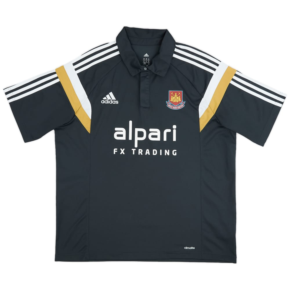 2014-15 West Ham adidas Polo Shirt - 9/10 - (XL)