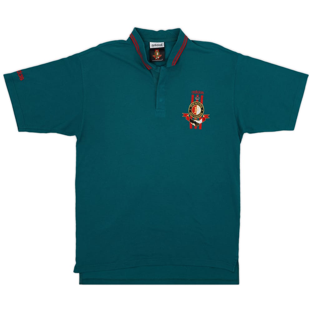 1995-96 Feyenoord adidas Polo Shirt - 9/10 - (XL)