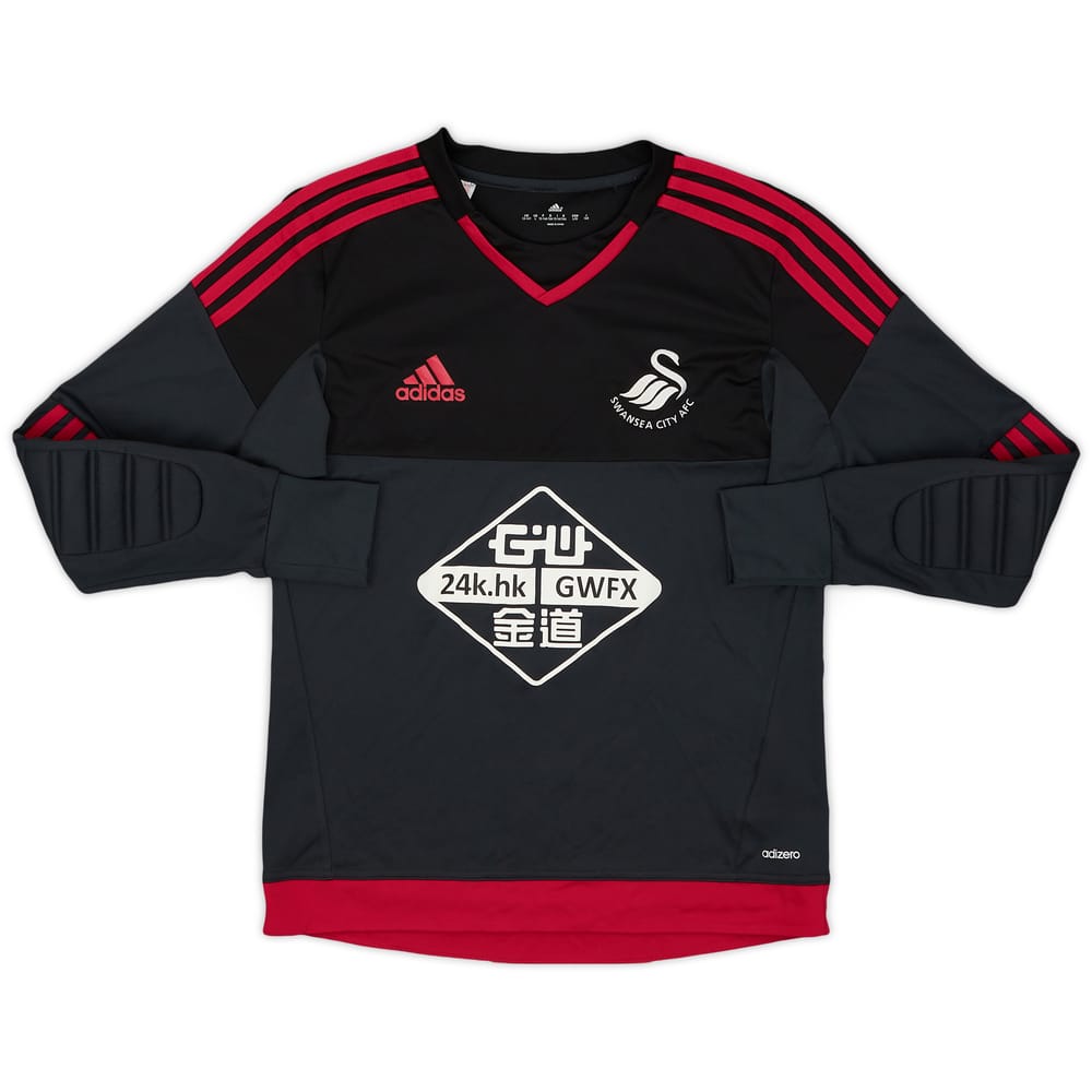 2015-16 Swansea GK Shirt - 9/10 - (L.Boys)