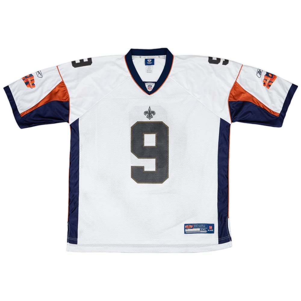 2010 New Orleans Saints Brees #9 Super Bowl XLIV Reebok On Field Jersey - 8/10 - (XXL)