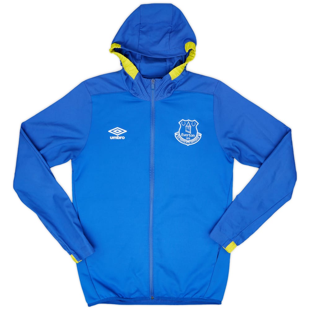 2015-16 Everton Umbro Hooded Track Jacket - 9/10 - (S)