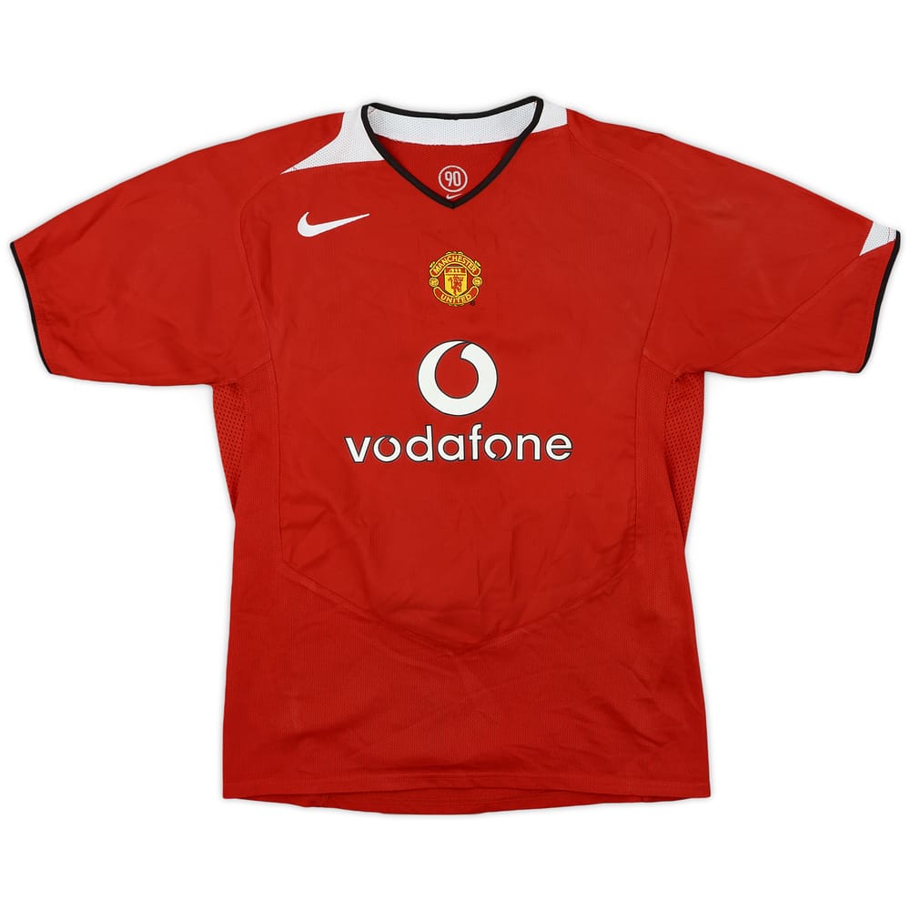 2004-06 Manchester United Home Shirt - 6/10 - (XL.Boys)
