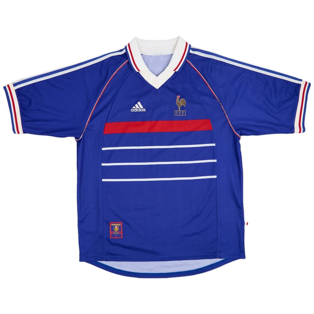 1998-00 France Home Shirt - 8/10 - (XL)
