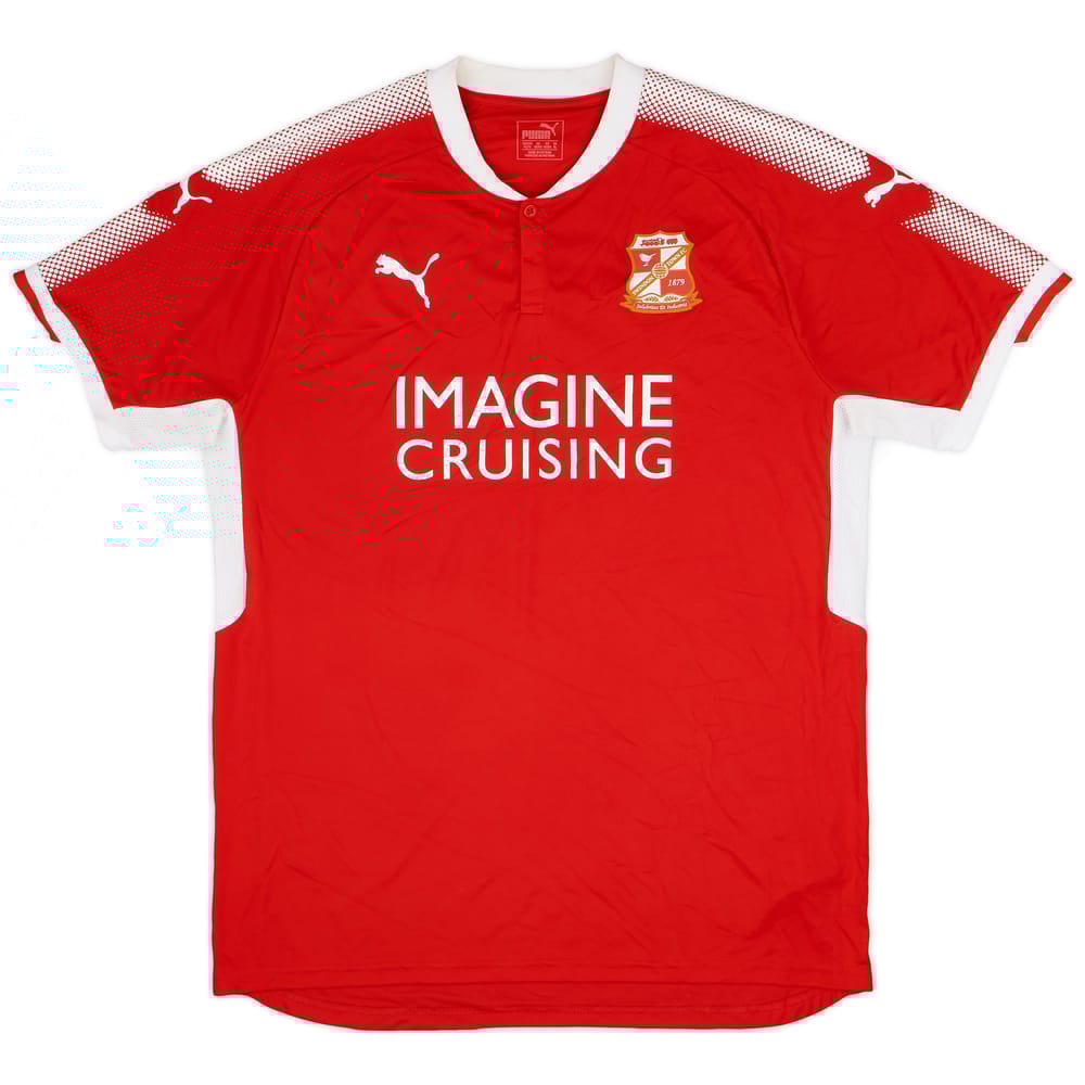 2017-18 Swindon Town Home Shirt - 6/10 - (XL)