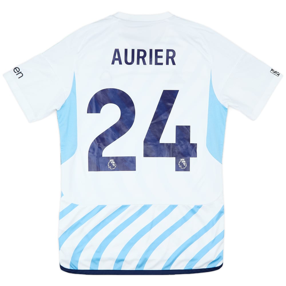 2023-24 Nottingham Forest Match Issue Away Shirt Aurier #24