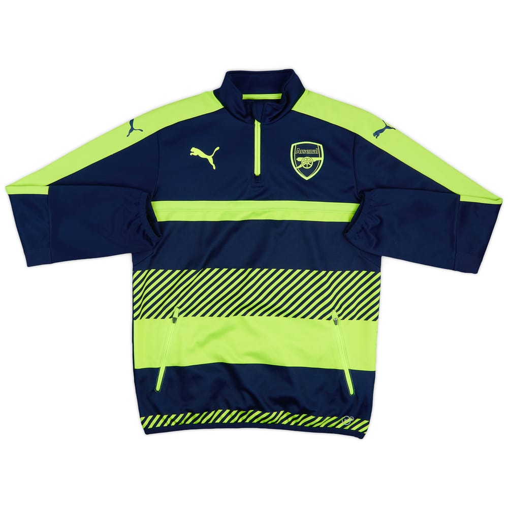 2016-17 Arsenal Puma 1/4 Zip Drill Top - 9/10 - (XL.Boys)