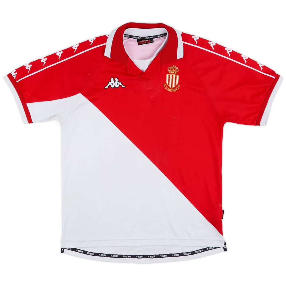 2000-01 Monaco Home Shirt - 8/10 - (L)