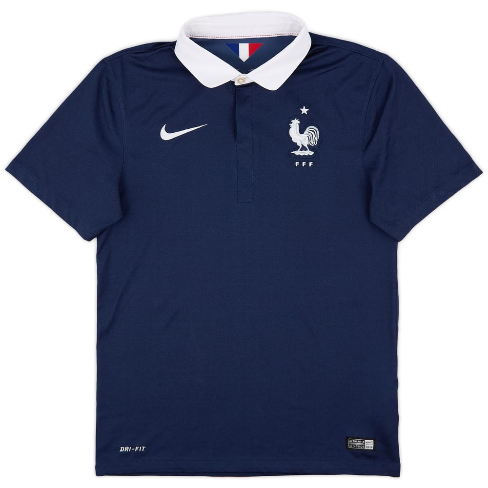 2014-15 France Home Shirt - 9/10 - (S)