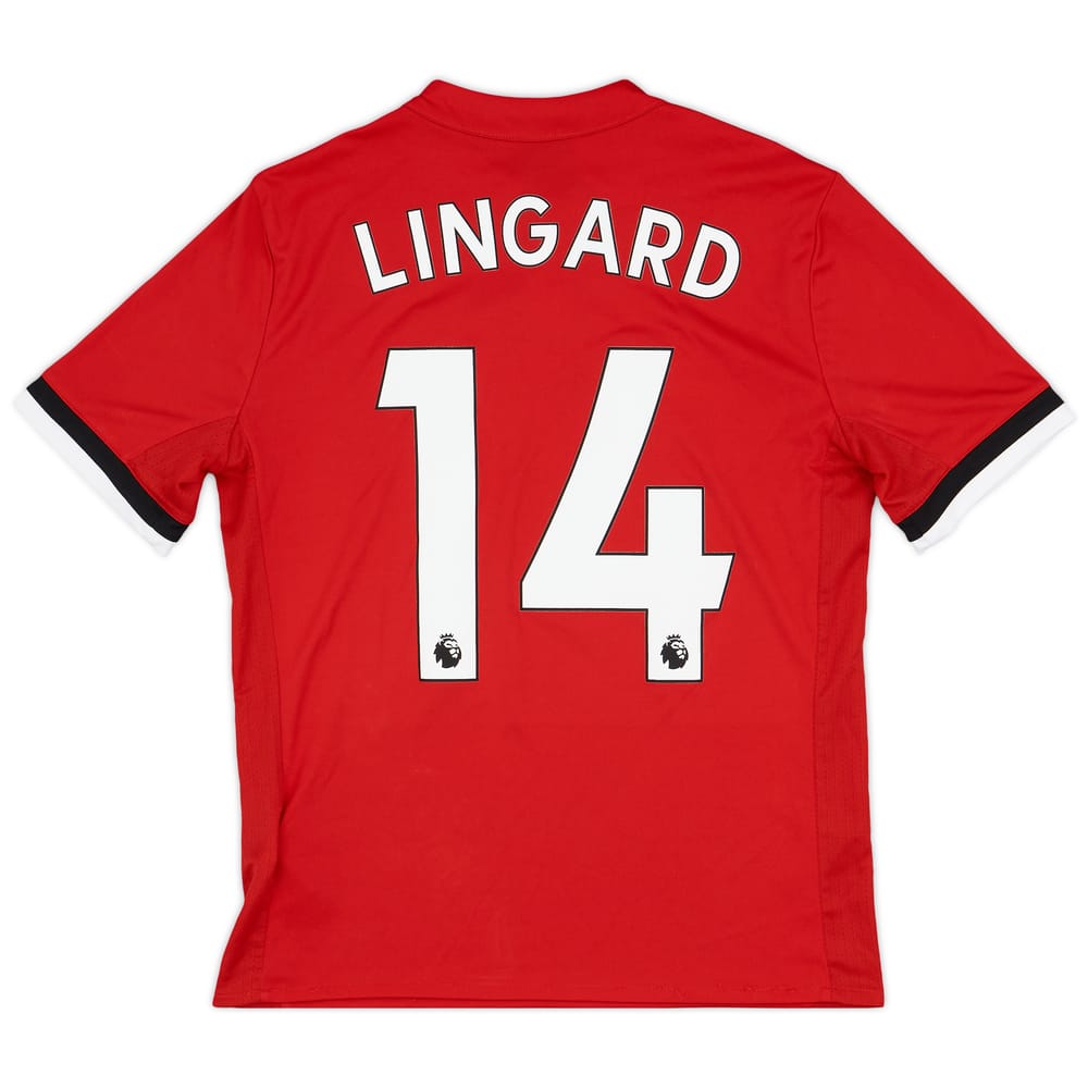 2017-18 Manchester United Home Shirt Lingard #14 - 8/10 - (L.Boys)