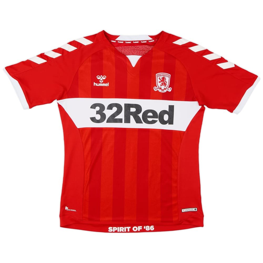 2018-19 Middlesbrough Home Shirt - 6/10 - (M)