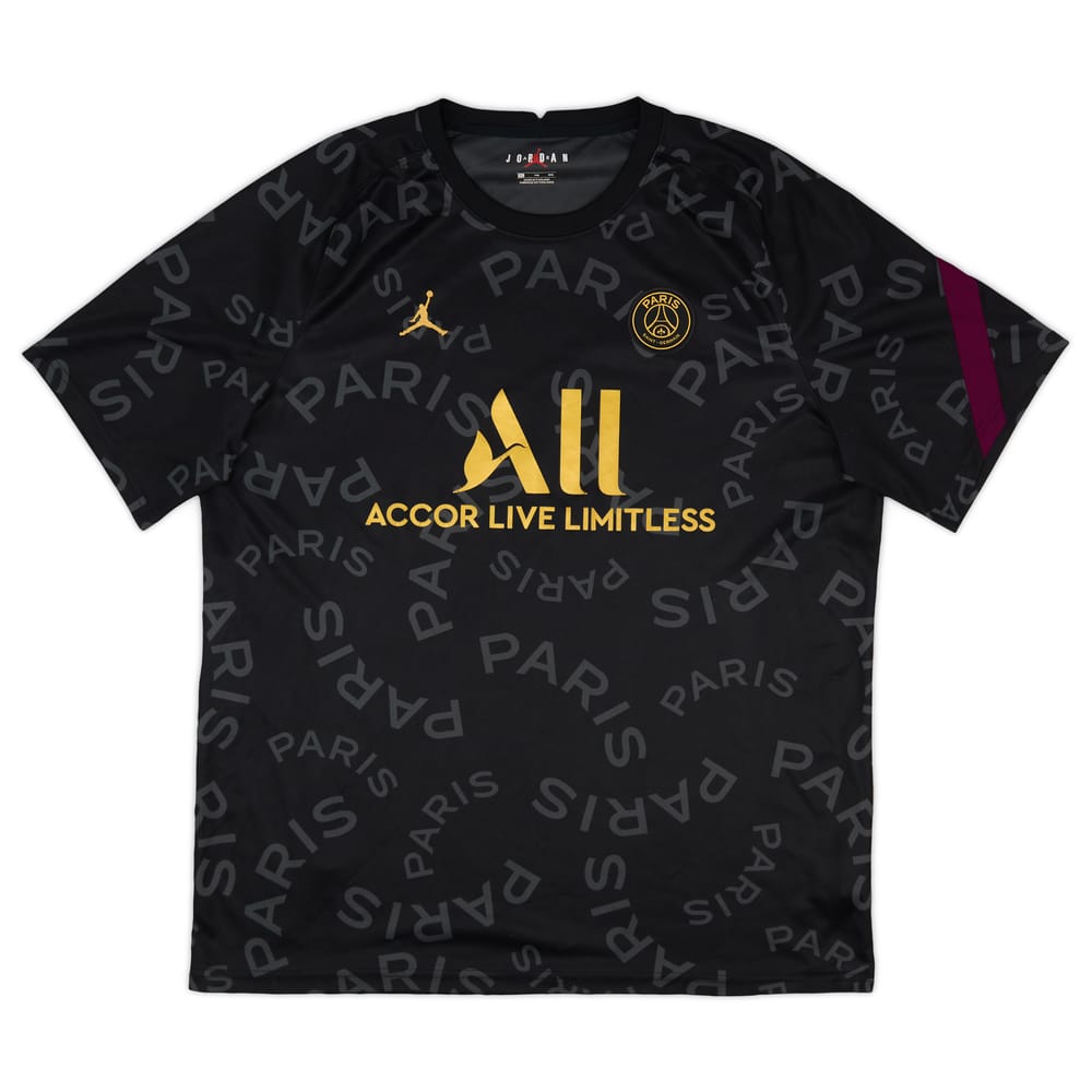 2020-21 Paris Saint-Germain Jordan Pre-Match Training Shirt - 6/10 - (XL)