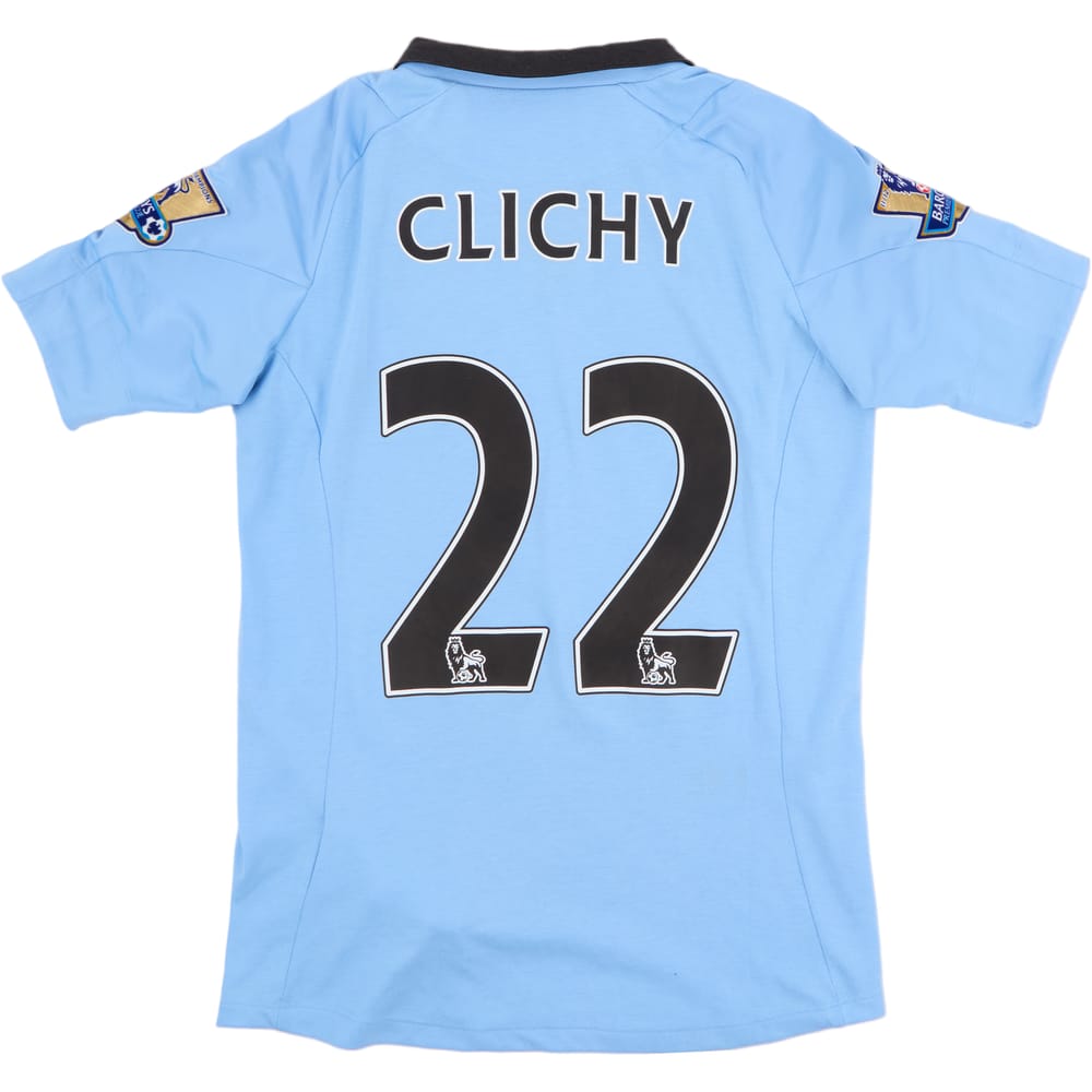 2012-13 Manchester City Home Shirt Clichy #22 - 9/10 - (XL.Boys)