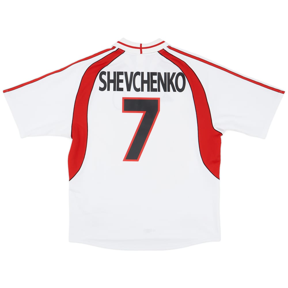 2000-02 AC Milan Away Shirt Shevchenko #7 - 8/10 - (XL)
