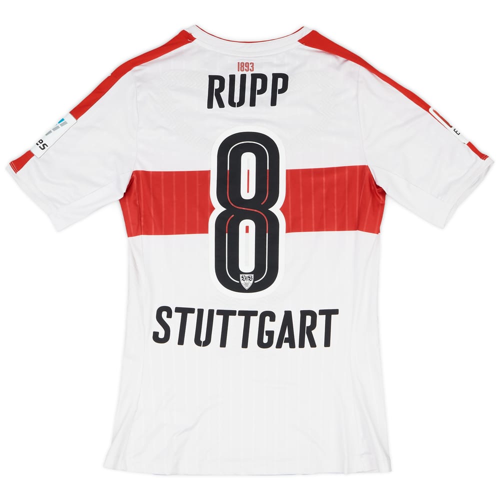 2016-17 Stuttgart Player Issue Home Shirt Rupp #8 - 7/10 - (M)