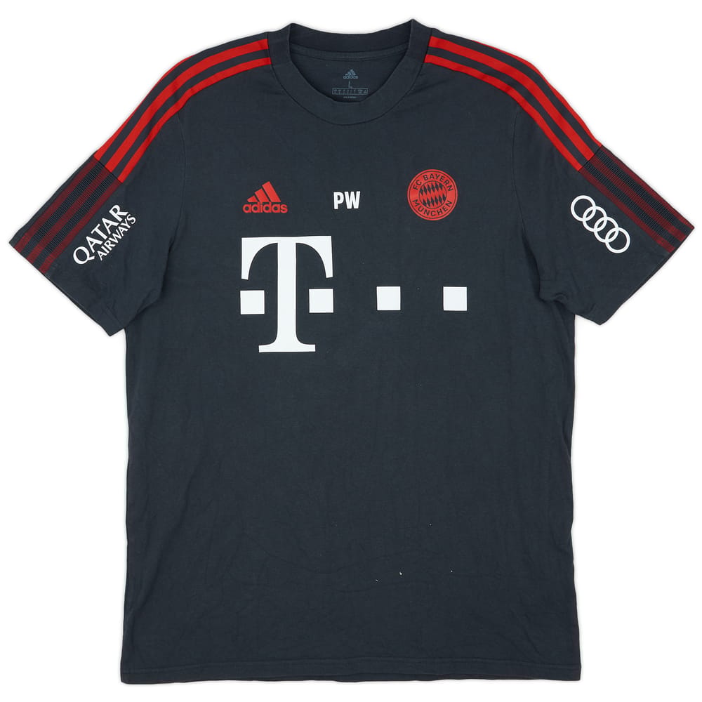 2021-22 Bayern Munich Staff Issue adidas Cotton Tee PW - 9/10 - (L)