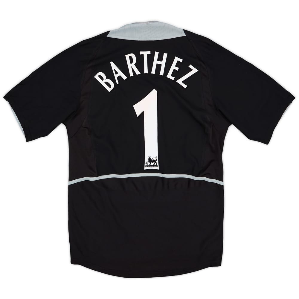 2002-04 Manchester United GK S/S Shirt Barthez #1 - 7/10 - (S)