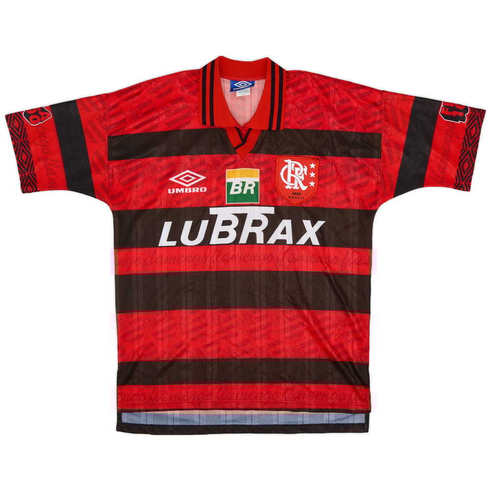 1995-96 Flamengo Centenary Home Shirt - 9/10 - (L)