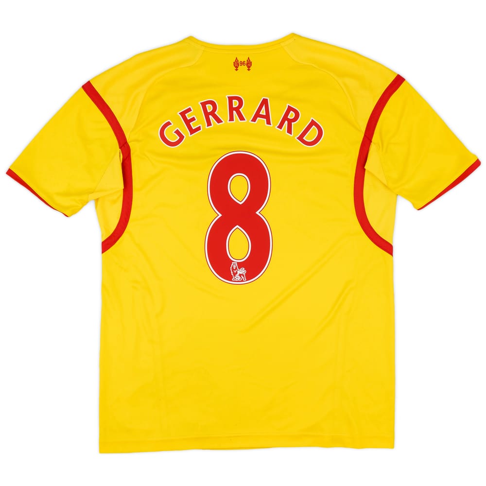 2014-15 Liverpool Away Shirt Gerrard #8 - 7/10 - (M)