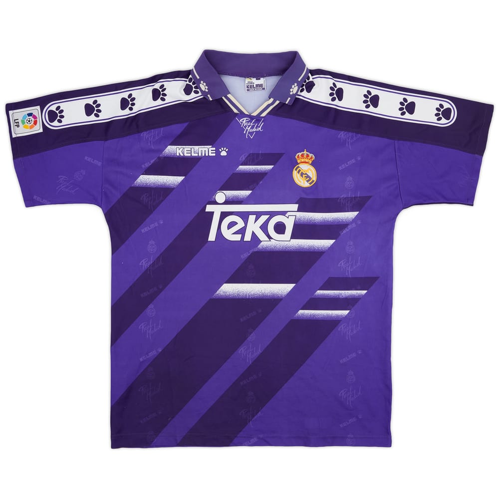 1994-96 Real Madrid Away Shirt - 7/10 - (XL)