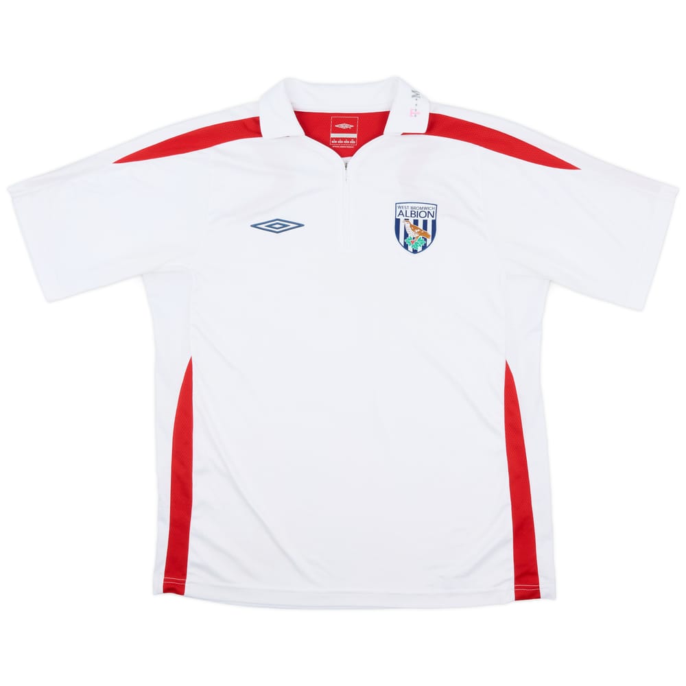 2007-08 West Brom Umbro 1/4 Zip Polo Shirt - 8/10 - (L)