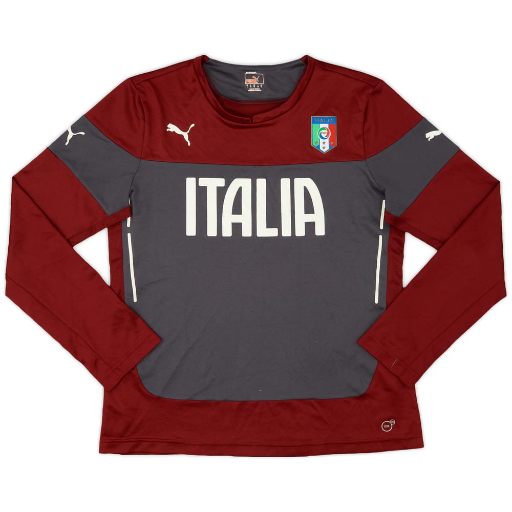 2014-15 Italy Puma Training L/S Shirt - 6/10 - (L)