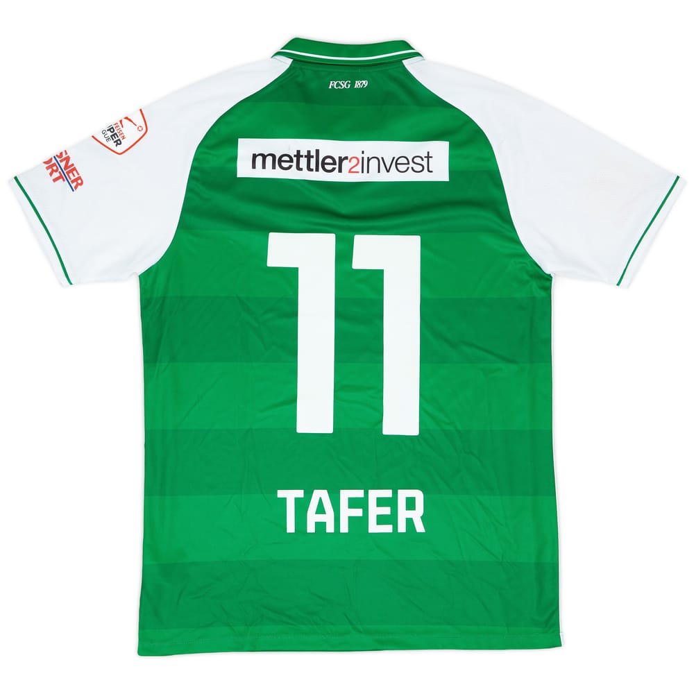 2018-19 St Gallen Match Issue Home Shirt Tafer #11