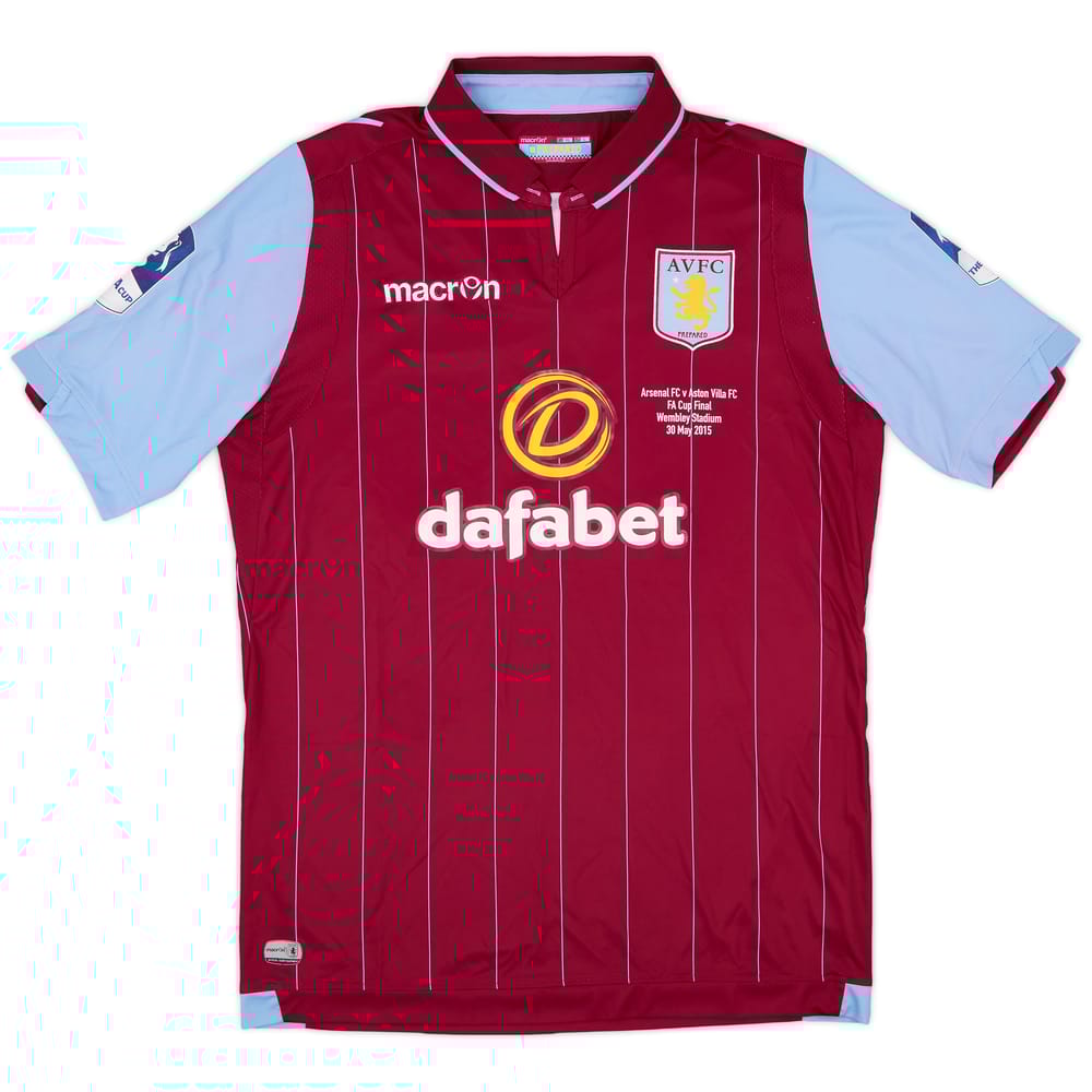 2014-15 Aston Villa 'FA Cup Final' Home Shirt - 8/10 - (L)