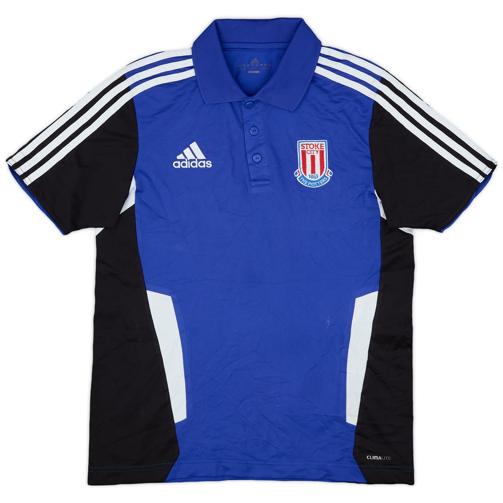 2011-12 Stoke City adidas Polo Shirt - 7/10 - (S)