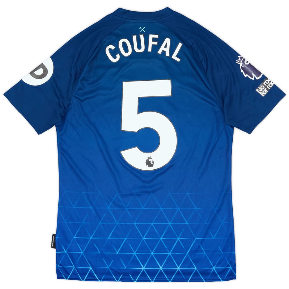 2023-24 West Ham Match Issue Third Shirt Coufal #5