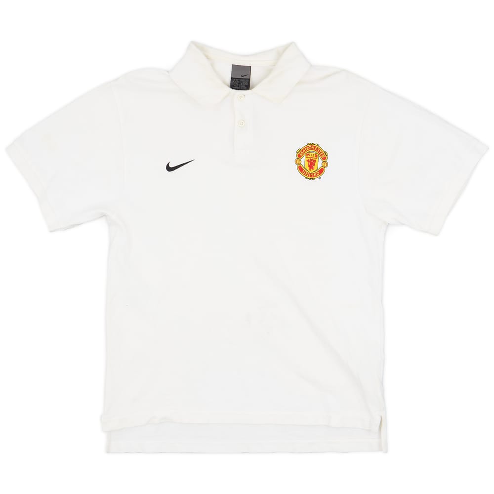 2004-05 Manchester United Nike Polo Shirt - 6/10 - (M)