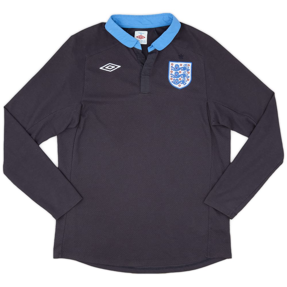2011-12 England Away L/S Shirt - 8/10 - (L)