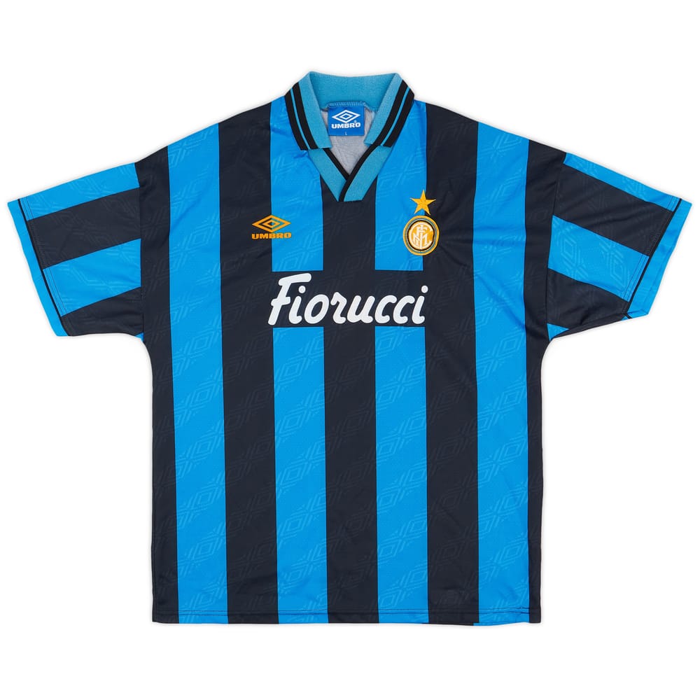 1994-95 Inter Milan Home Shirt - 8/10 - (L)