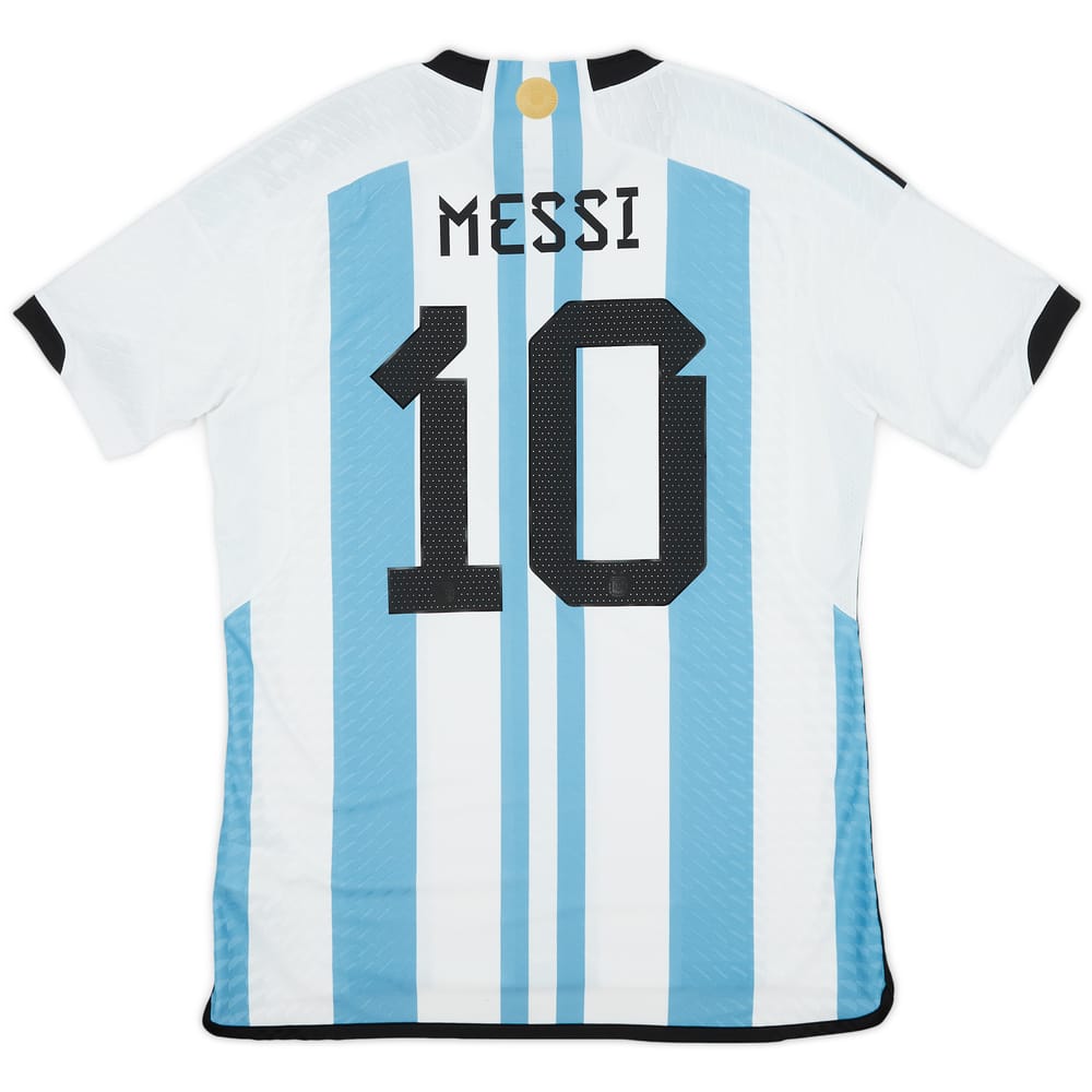 2022-23 Argentina Authentic Home Shirt Messi #10 (L)